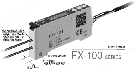 SUNX光纤传感器商品体系
