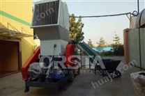 中国台湾家电回收料冰箱壳处理流水线